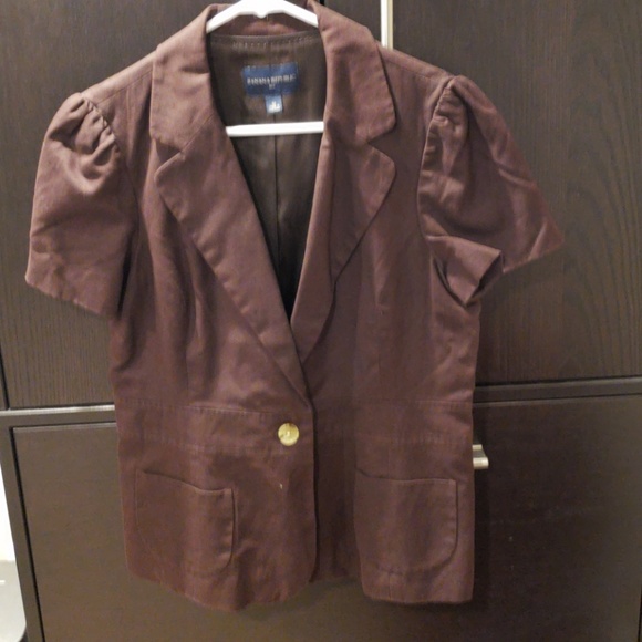 women's short sleeve blazer jacket